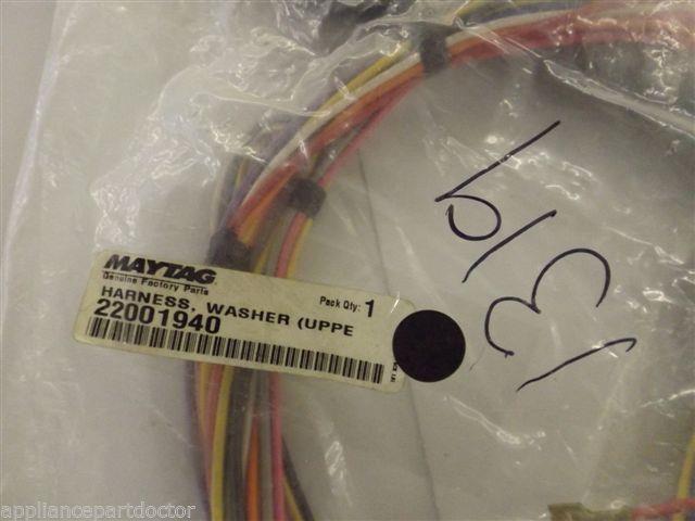 Maytag Washer Combo 22001940 Harness, Washer (upper) NEW IN BOX Maytag Washer Combo 22001940 Harness, Washer (upper) NEW IN BOX